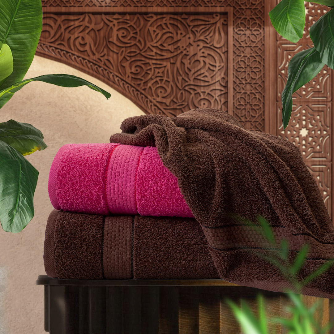 Eleganta 18 2143+1105 2 полотенец Marrakesh Спелая слива 70х130, Темный шоколад 70х130
Eleganta 18 2143+1105 2 полотенец Marrakesh Спелая слива 70х130, Темный шоколад 70х130