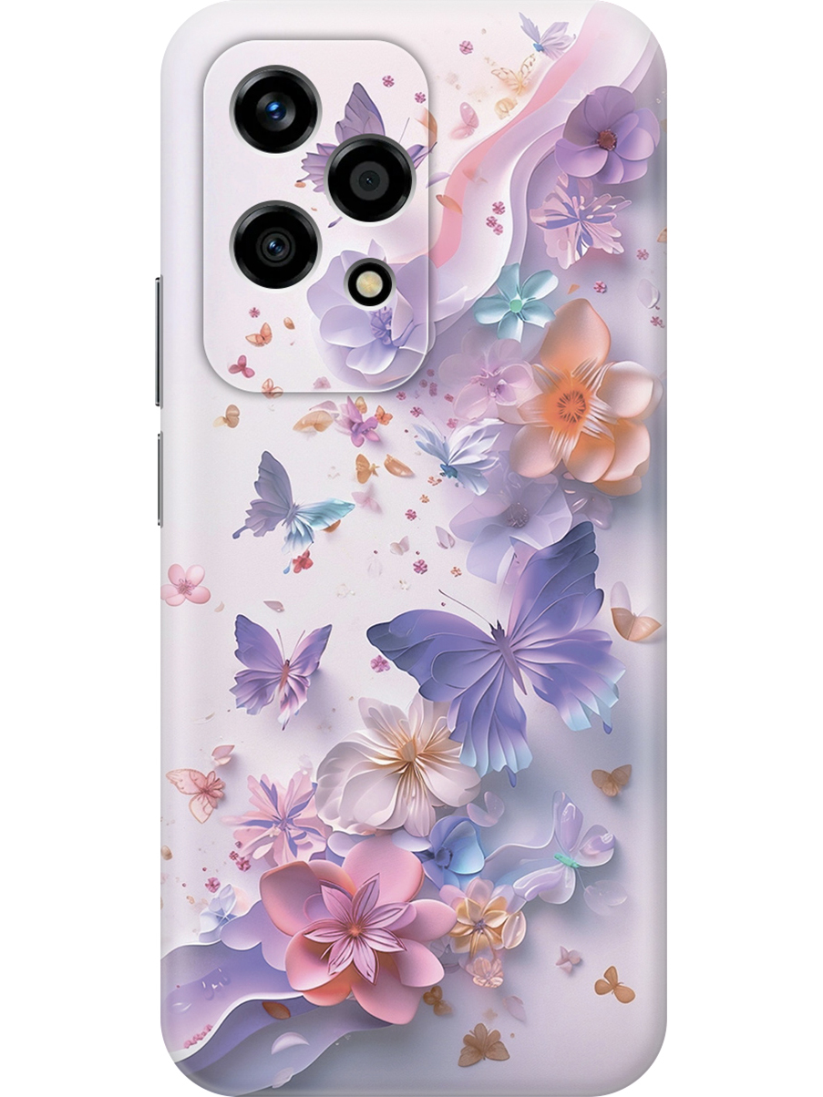 Силиконовый чехол на Honor 200 lite с принтом "Фиолетовые бабочки и бумажные цветы", Прозрачный;розовый;фиолетовый, 783979022
Силиконовый чехол на Honor 200 lite с принтом "Фиолетовые бабочки и бумажные цветы", Прозрачный;розовый;фиолетовый, 783979022