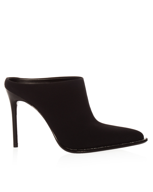фото Шлепанцы женские alexander wang 3038m0007t черные 39.5 it