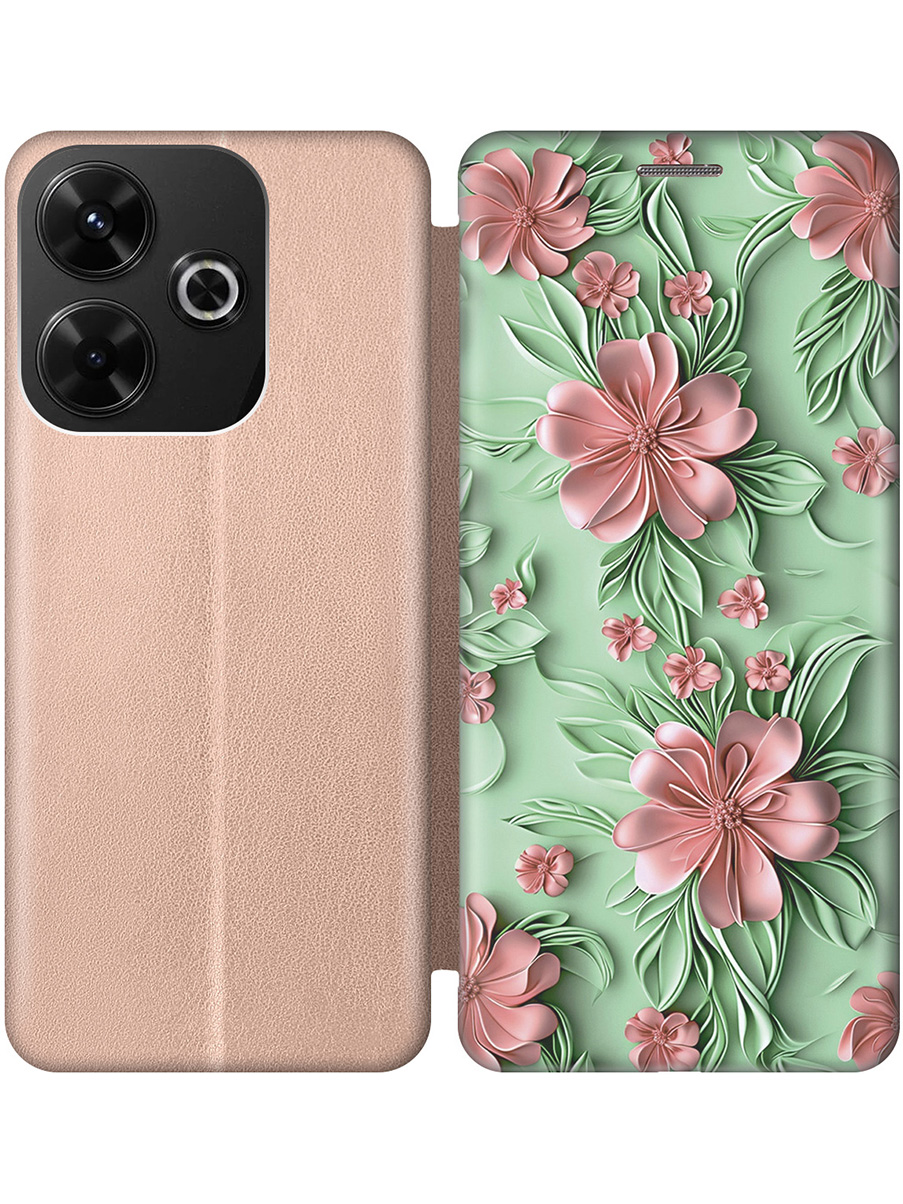 Чехол-книжка на Xiaomi Redmi 13 / Redmi Note 13R / Poco M6 4g с принтом золотой 874442, Золотистый;зеленый;розовый, 783988621
Чехол-книжка на Xiaomi Redmi 13 / Redmi Note 13R / Poco M6 4g с принтом золотой 874442, Золотистый;зеленый;розовый, 783988621