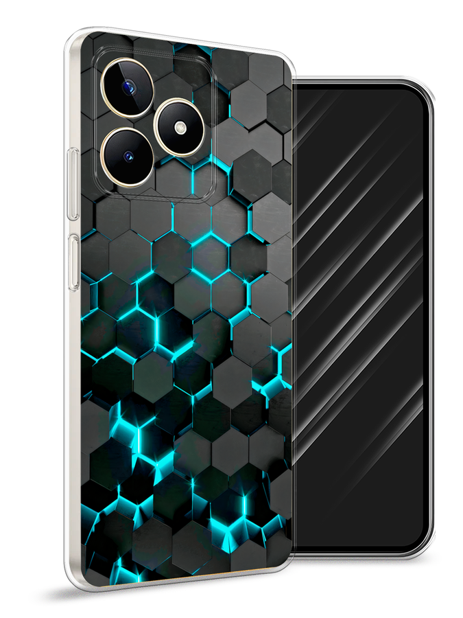 Чехол Awog на Realme C53/C51/Note 50 "Соты бирюзовые", Черный;бирюзовый;синий, 2516050-1
Чехол Awog на Realme C53/C51/Note 50 "Соты бирюзовые", Черный;бирюзовый;синий, 2516050-1