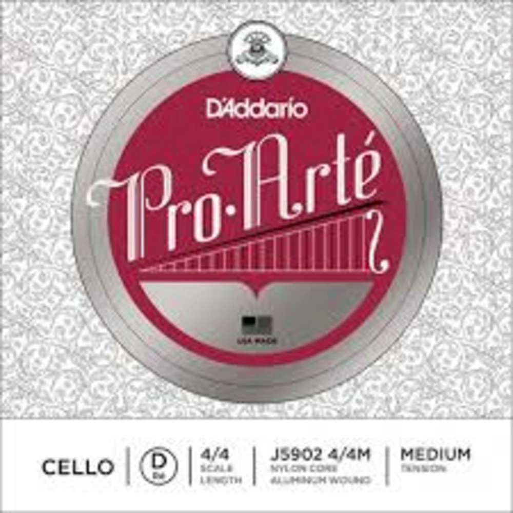 фото Струна d/ре для виолончели размером 4/4 daddario j5902-4/4m pro-arte d'addario