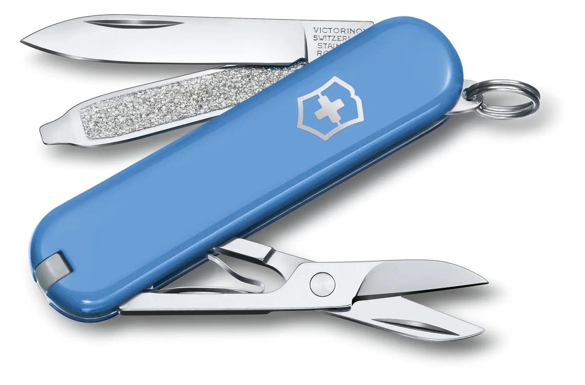 Складной нож Victorinox Classic Summer Rain, функций 7, 58мм, коробка картонная 0.6223.28g, Голубой;серебристый, Classic Precious Alox
Складной нож Victorinox Classic Summer Rain, функций 7, 58мм, коробка картонная 0.6223.28g, Голубой;серебристый, Classic Precious Alox