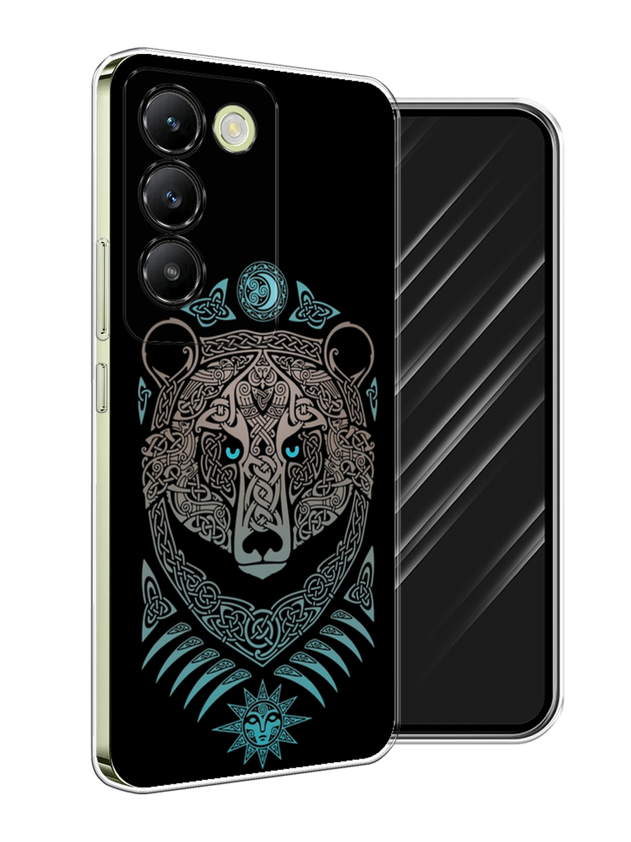 Чехол Awog на Vivo V30 Lite 4G/Y100 4G/T3 5G/V30 SE 5G "Кельтский медведь", Черный;серый, 2610950-1 
Чехол Awog на Vivo V30 Lite 4G/Y100 4G/T3 5G/V30 SE 5G "Кельтский медведь", Черный;серый, 2610950-1