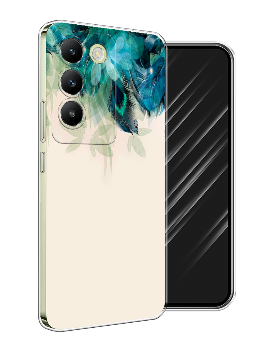 Чехол Awog на Vivo V30 Lite 4G/Y100 4G/T3 5G/V30 SE 5G "Перья голубого цвета", Бежевый;синий;бирюзовый, 2610950-1
Чехол Awog на Vivo V30 Lite 4G/Y100 4G/T3 5G/V30 SE 5G "Перья голубого цвета", Бежевый;синий;бирюзовый, 2610950-1