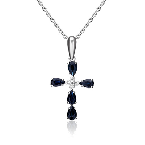 Кулон из белого золота PLATINA jewelry 03-0063-00-105-1120-30, сапфир/бриллиант, 03-0063-00-105-1120-30
Кулон из белого золота PLATINA jewelry 03-0063-00-105-1120-30, сапфир/бриллиант, 03-0063-00-105-1120-30