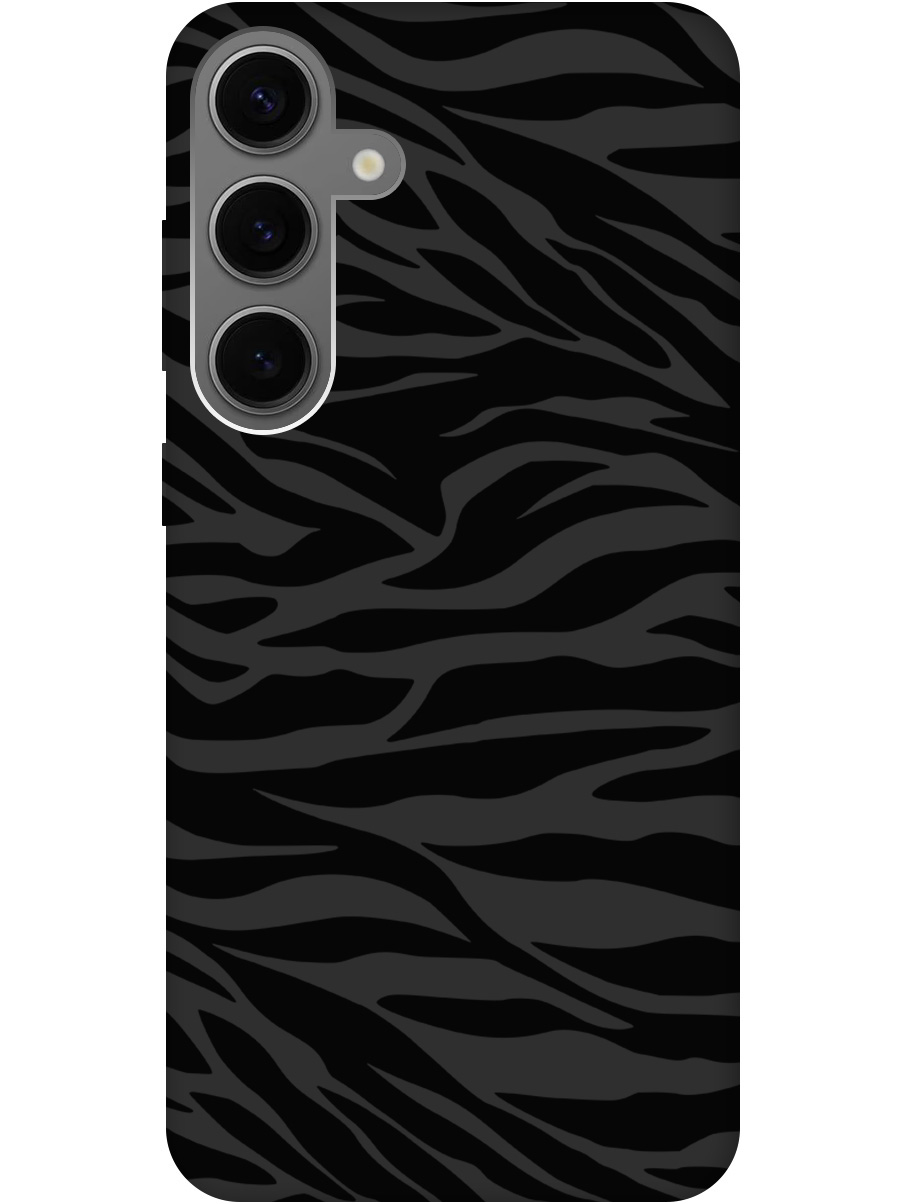 Силиконовый чехол на Samsung Galaxy S24+ с рисунком "Зебра" Soft Touch черный, 20011908
Силиконовый чехол на Samsung Galaxy S24+ с рисунком "Зебра" Soft Touch черный, 20011908