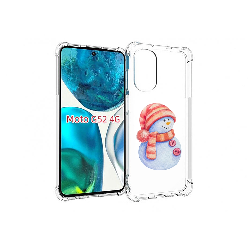 Чехол MyPads Веселый снеговик для Motorola Moto G82 / Moto G52, Прозрачный, Tocco 
Чехол MyPads Веселый снеговик для Motorola Moto G82 / Moto G52, Прозрачный, Tocco