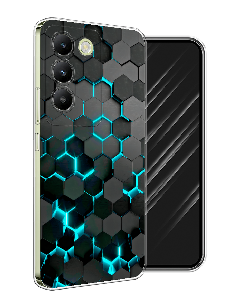 Чехол Awog на Vivo V30 Lite 4G/Y100 4G/T3 5G/V30 SE 5G "Соты бирюзовые", Черный;бирюзовый;синий, 2611050-1
Чехол Awog на Vivo V30 Lite 4G/Y100 4G/T3 5G/V30 SE 5G "Соты бирюзовые", Черный;бирюзовый;синий, 2611050-1