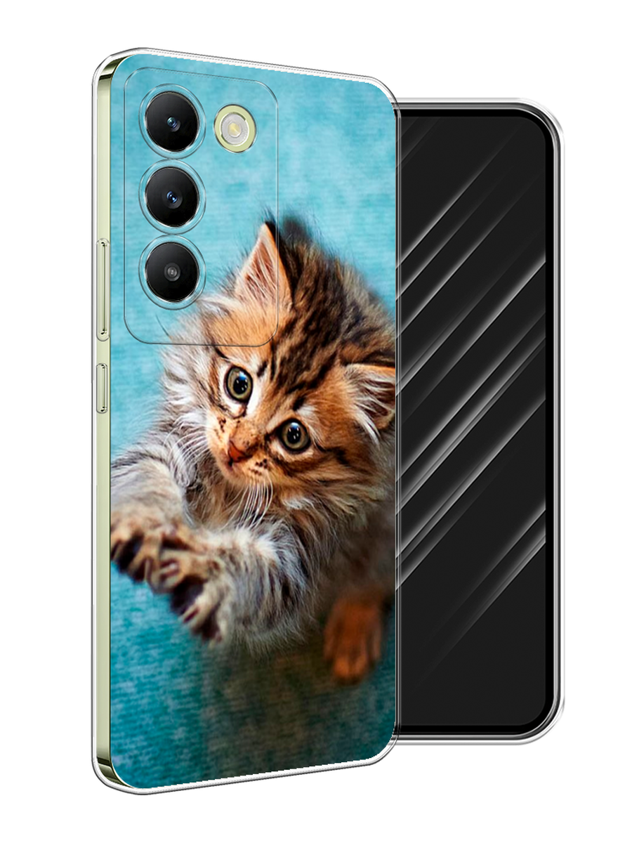 Чехол Awog на Vivo V30 Lite 4G/Y100 4G/T3 5G/V30 SE 5G "Котенок просит есть", Бирюзовый;коричневый;белый, 2611050-1
Чехол Awog на Vivo V30 Lite 4G/Y100 4G/T3 5G/V30 SE 5G "Котенок просит есть", Бирюзовый;коричневый;белый, 2611050-1