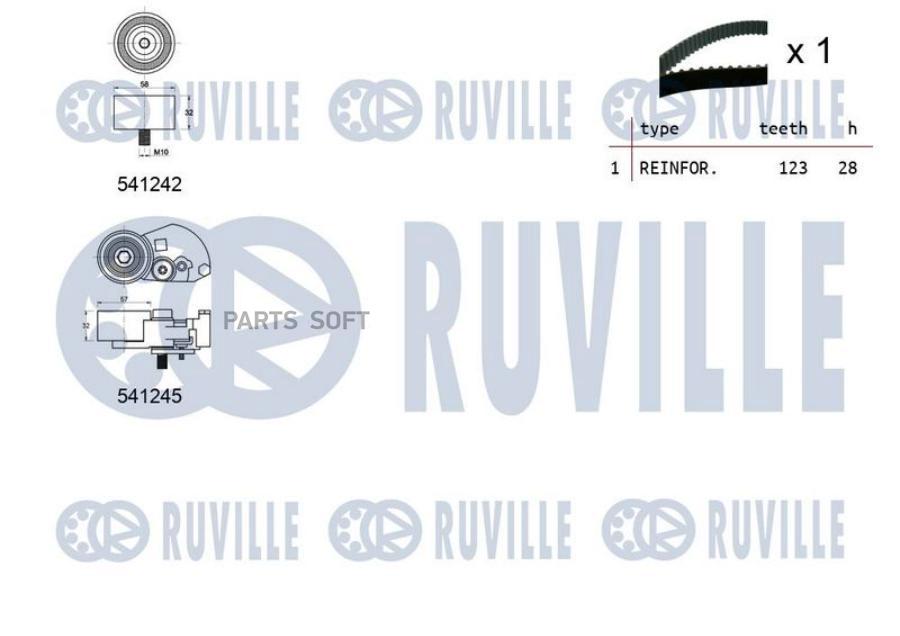 Комплект Грм Hyundai/Kia 1.5/2.0/2.2crdi 2001 => (Ролик 2шт+Ремень 123x28 Ruville арт. 550
Комплект Грм Hyundai/Kia 1.5/2.0/2.2crdi 2001 => (Ролик 2шт+Ремень 123x28 Ruville арт. 550