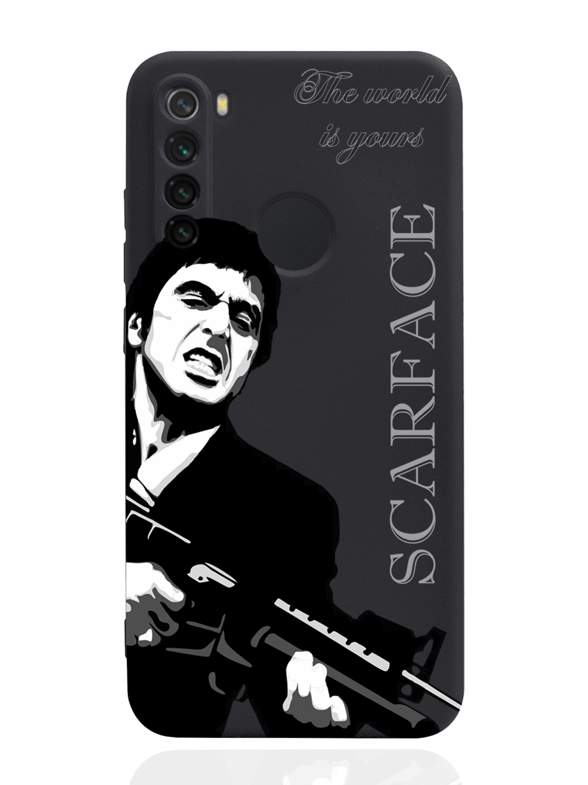 Чехол MustHaveCase для Xiaomi Redmi Note 8 Scarface Tony Montana/ Лицо со шрамом черный, Серый;черный
Чехол MustHaveCase для Xiaomi Redmi Note 8 Scarface Tony Montana/ Лицо со шрамом черный, Серый;черный