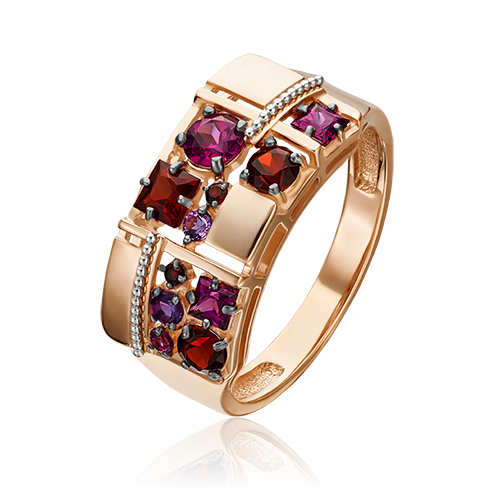 Кольцо из золота р. 17 PLATINA jewelry 01-5307-00-257-1111-57, гранат\аметист, 01-5307-00-257-1111-57
Кольцо из золота р. 17 PLATINA jewelry 01-5307-00-257-1111-57, гранат\аметист, 01-5307-00-257-1111-57