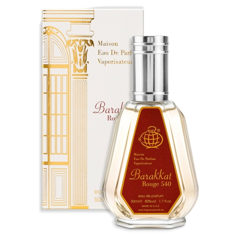 Парфюмерная вода Fragrance World Barakkat Rouge 540 50 мл., Barakkat Rouge 540 Man 50 мл
Парфюмерная вода Fragrance World Barakkat Rouge 540 50 мл., Barakkat Rouge 540 Man 50 мл
