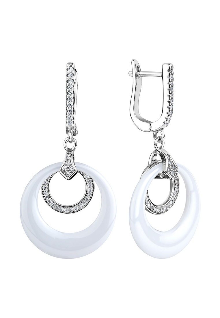 Серьги подвески из серебра с фианитом/керамикой Kari Jewelry СЛ-1880-КЕР, СЛ-1880-КЕР
Серьги подвески из серебра с фианитом/керамикой Kari Jewelry СЛ-1880-КЕР, СЛ-1880-КЕР
