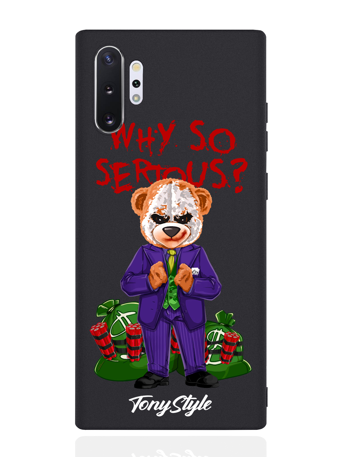 Чехол Tony Style для Samsung Galaxy Note 10+ Tony Style Why so serious черный, Разноцветный
Чехол Tony Style для Samsung Galaxy Note 10+ Tony Style Why so serious черный, Разноцветный