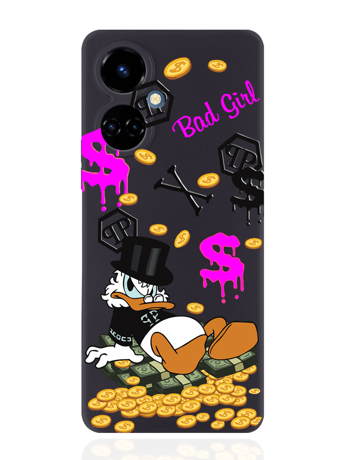 Чехол MustHaveCase для Tecno Camon 19/19 Pro 4G Богатая Утка Bad Girl черный, Черный;розовый
Чехол MustHaveCase для Tecno Camon 19/19 Pro 4G Богатая Утка Bad Girl черный, Черный;розовый