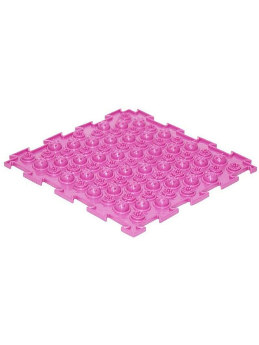 фото Массажный коврик ортодон колючки мягкие розовый