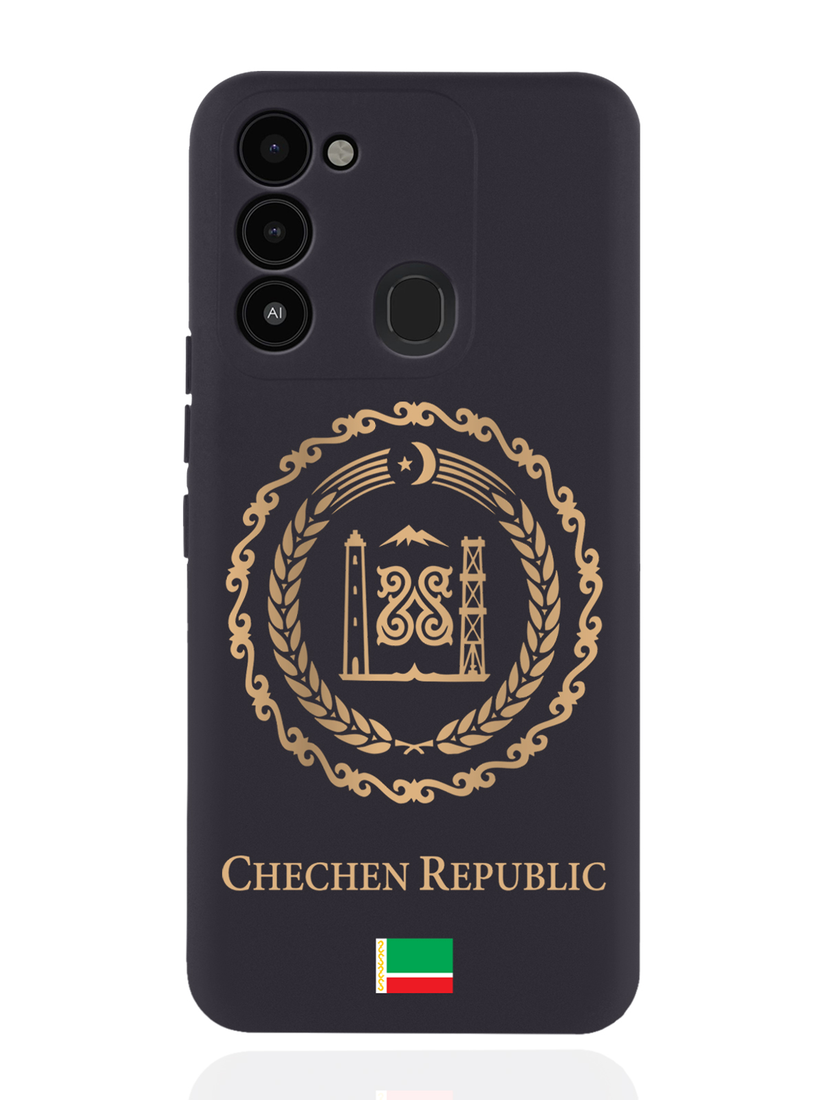 Чехол SignumCase для Tecno Spark 8c/ Go 2022 Золотой Герб Чечни черный, Золотистый;черный
Чехол SignumCase для Tecno Spark 8c/ Go 2022 Золотой Герб Чечни черный, Золотистый;черный