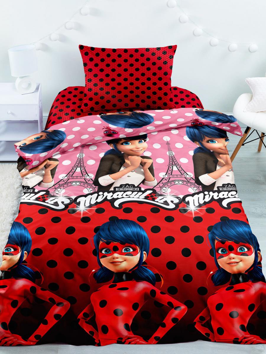 Постельное Белье 1.5-сп. поплин "LadyBug" (70х70) рис. 16245-1/16023-1 Маринет и Леди Баг
Постельное Белье 1.5-сп. поплин "LadyBug" (70х70) рис. 16245-1/16023-1 Маринет и Леди Баг