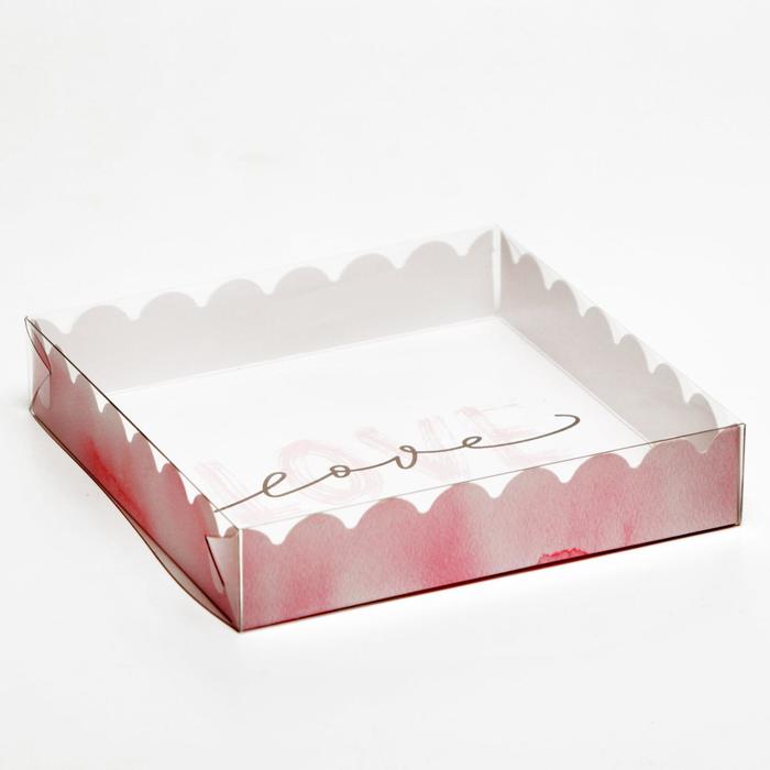 Коробочка для печенья с PVC крышкой, "Нежная любовь", 15 х 15 х 3 см, Коллекция "С любовью!"
Коробочка для печенья с PVC крышкой, "Нежная любовь", 15 х 15 х 3 см, Коллекция "С любовью!"
