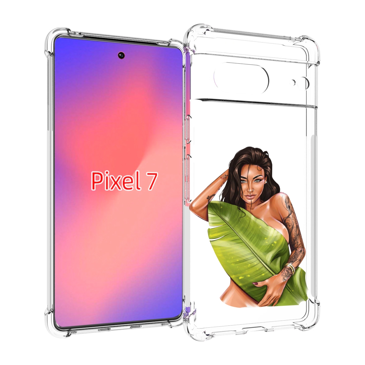 Чехол Mypads Девушка-Модель-С-Большим-Листом Женский Для Google Pixel 7, Прозрачный, Tocco
Чехол Mypads Девушка-Модель-С-Большим-Листом Женский Для Google Pixel 7, Прозрачный, Tocco