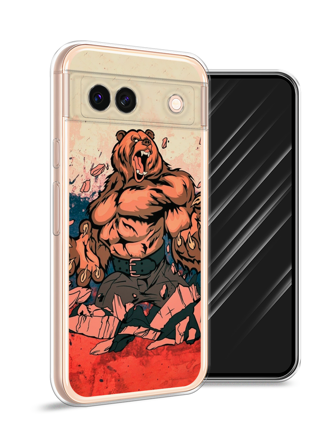 Чехол Awog на Google Pixel 8A "Медведь с флагом РФ", Коричневый;синий;красный, 271750-1
Чехол Awog на Google Pixel 8A "Медведь с флагом РФ", Коричневый;синий;красный, 271750-1