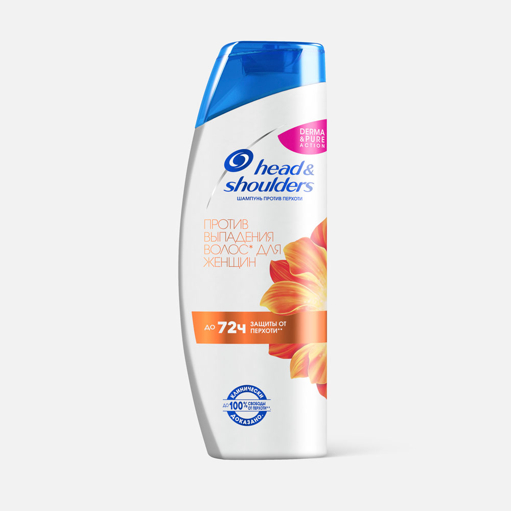 Шампунь Head & Shoulders Против выпадения от перхоти, 400 мл, шампунь для женщин 81574320
Шампунь Head & Shoulders Против выпадения от перхоти, 400 мл, шампунь для женщин 81574320