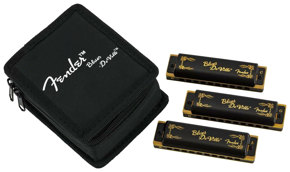 Губная гармошка FENDER Blues DeVille Harmonica Pack of 3 with Case, Blues DeVille Harmonica Pack of 3 with Case
Губная гармошка FENDER Blues DeVille Harmonica Pack of 3 with Case, Blues DeVille Harmonica Pack of 3 with Case