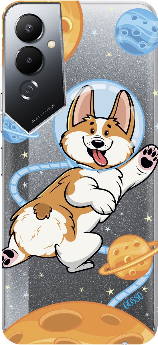 Силиконовый чехол на Tecno Pova 4 с 3D принтом "CosmoCorgi" прозрачный, Прозрачный;коричневый, 158051
Силиконовый чехол на Tecno Pova 4 с 3D принтом "CosmoCorgi" прозрачный, Прозрачный;коричневый, 158051