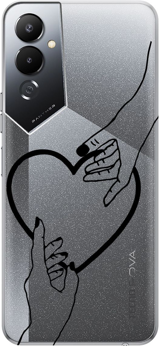 Силиконовый чехол на Tecno Pova 4 с 3D принтом "Hands" прозрачный, Прозрачный;черный, 158052
Силиконовый чехол на Tecno Pova 4 с 3D принтом "Hands" прозрачный, Прозрачный;черный, 158052