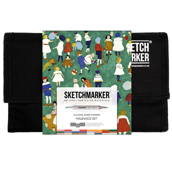 SKETCHMARKER Набор маркеров `Малевич` Sketchmarker & Pushkinskiy, 24цв., Набор маркеров `Малевич` Sketchmarker & Pushkinskiy, 24цв.
SKETCHMARKER Набор маркеров `Малевич` Sketchmarker & Pushkinskiy, 24цв., Набор маркеров `Малевич` Sketchmarker & Pushkinskiy, 24цв.