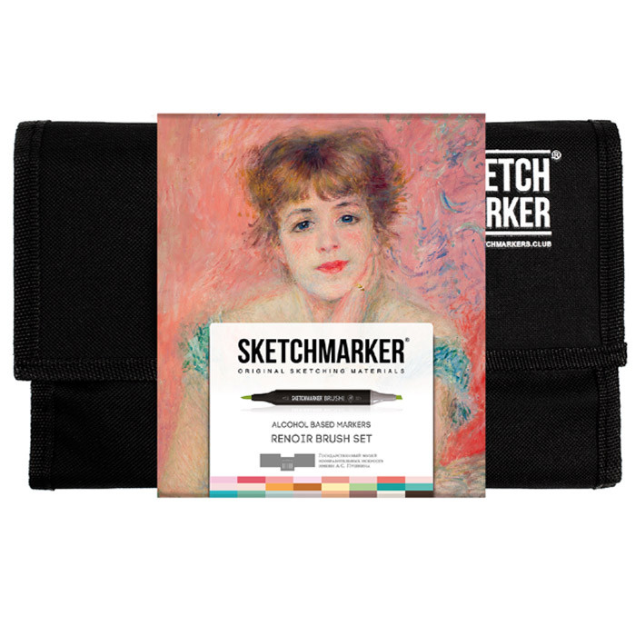 SKETCHMARKER Набор маркеров `Ренуар` Sketchmarker Brush & Pushkinskiy, 24цв., Набор маркеров `Ренуар` Sketchmarker Brush & Pushkinskiy, 24цв.
SKETCHMARKER Набор маркеров `Ренуар` Sketchmarker Brush & Pushkinskiy, 24цв., Набор маркеров `Ренуар` Sketchmarker Brush & Pushkinskiy, 24цв.