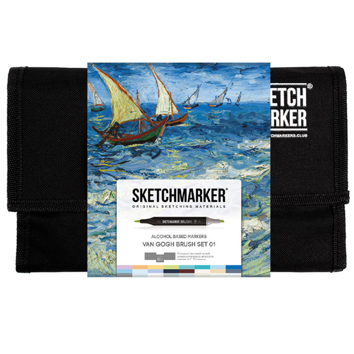 SKETCHMARKER Набор маркеров `Ван Гог` Sketchmarker Brush & Pushkinskiy, 24цв., Набор маркеров `Ван Гог` Sketchmarker Brush & Pushkinskiy, 24цв.
SKETCHMARKER Набор маркеров `Ван Гог` Sketchmarker Brush & Pushkinskiy, 24цв., Набор маркеров `Ван Гог` Sketchmarker Brush & Pushkinskiy, 24цв.