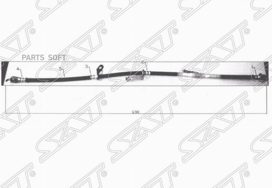 Шланг Тормозной Передний (Таиланд) Toyota Auris/Blade/Corolla/Rumion/Mark X/Scion Xb 06- R
Шланг Тормозной Передний (Таиланд) Toyota Auris/Blade/Corolla/Rumion/Mark X/Scion Xb 06- R