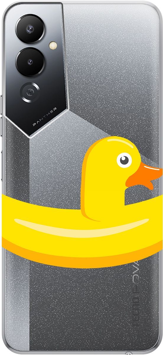 Силиконовый чехол на Tecno Pova 4 с 3D принтом "Duck Swim Ring" прозрачный, Прозрачный;белый, 158052
Силиконовый чехол на Tecno Pova 4 с 3D принтом "Duck Swim Ring" прозрачный, Прозрачный;белый, 158052