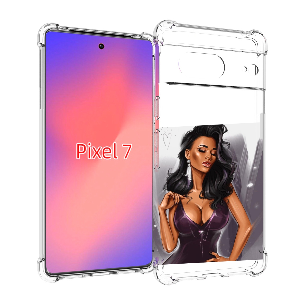 Чехол Mypads Нарисованная-Девушка-В-Фиолетовом-Платье Женский Для Google Pixel 7, Прозрачный, Tocco
Чехол Mypads Нарисованная-Девушка-В-Фиолетовом-Платье Женский Для Google Pixel 7, Прозрачный, Tocco