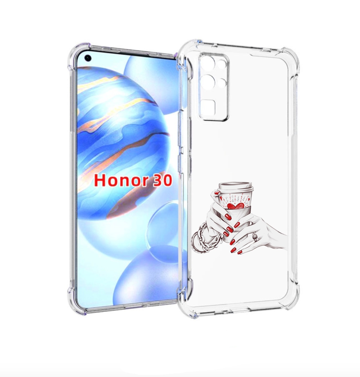 Чехол бампер MyPads Любовный-стакан для Honor 30 (BMH-AN10) прот, Прозрачный, Tocco
Чехол бампер MyPads Любовный-стакан для Honor 30 (BMH-AN10) прот, Прозрачный, Tocco