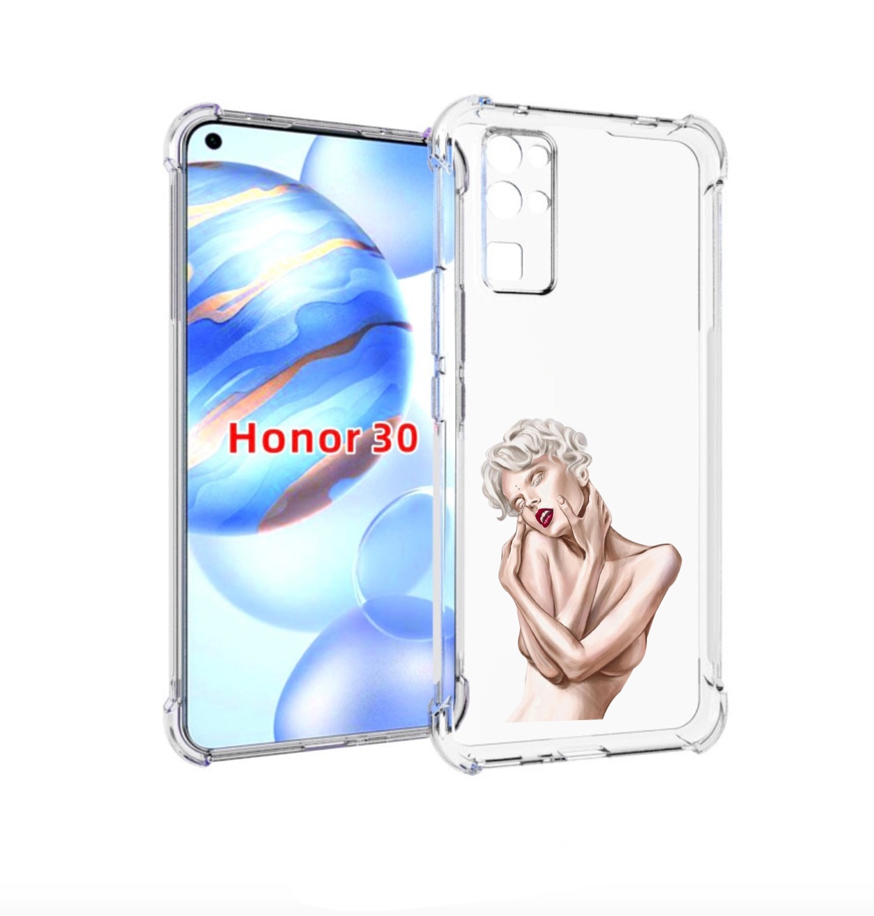 Чехол бампер MyPads Мигера женский для Honor 30 (BMH-AN10) проти, Прозрачный, Tocco
Чехол бампер MyPads Мигера женский для Honor 30 (BMH-AN10) проти, Прозрачный, Tocco