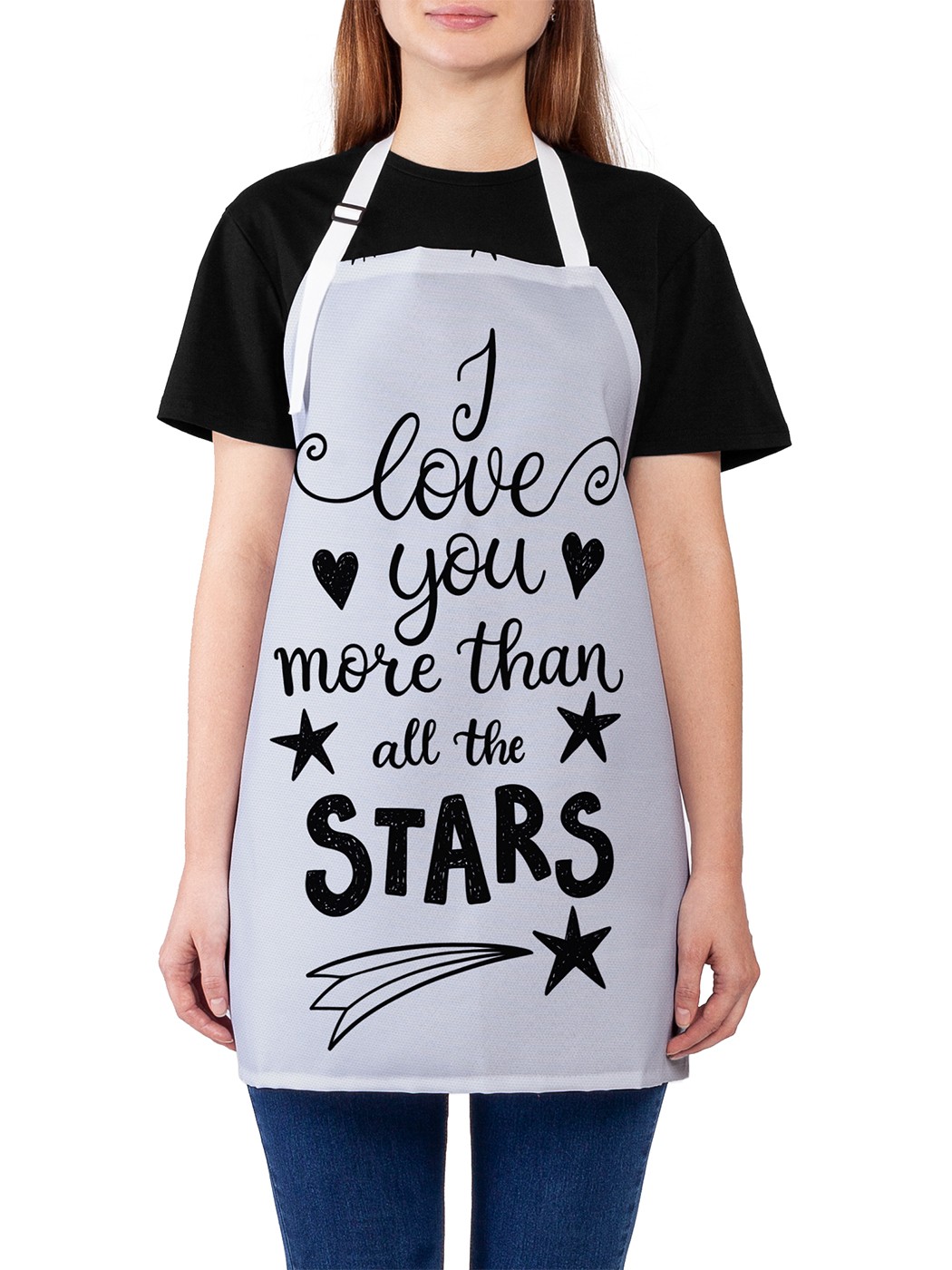 Фартук женский JoyArty для готовки "Звездная любовь", универсальный размер, Белый
Фартук женский JoyArty для готовки "Звездная любовь", универсальный размер, Белый
