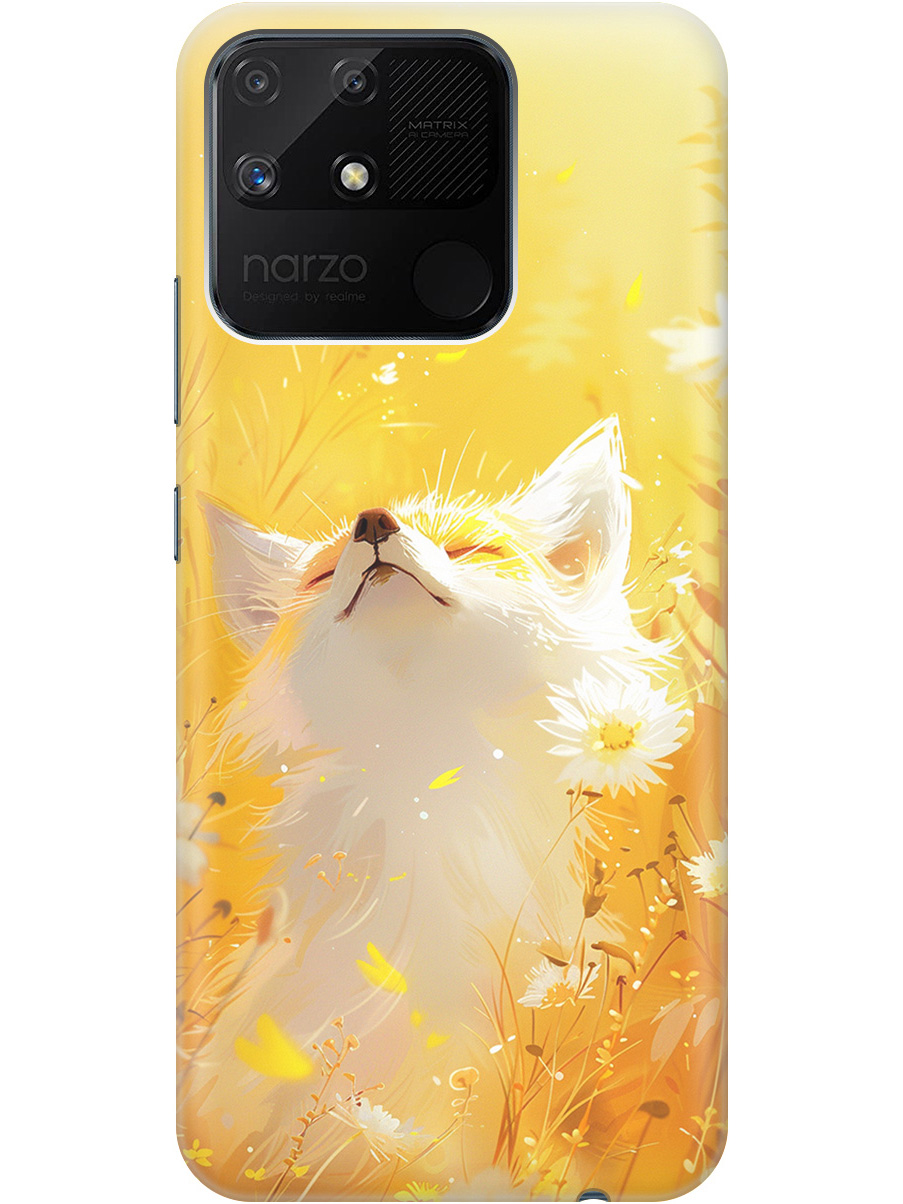 Силиконовый чехол на Realme narzo 50A с принтом "Лиса в цветах", Прозрачный;белый;желтый;оранжевый, 740189911
Силиконовый чехол на Realme narzo 50A с принтом "Лиса в цветах", Прозрачный;белый;желтый;оранжевый, 740189911