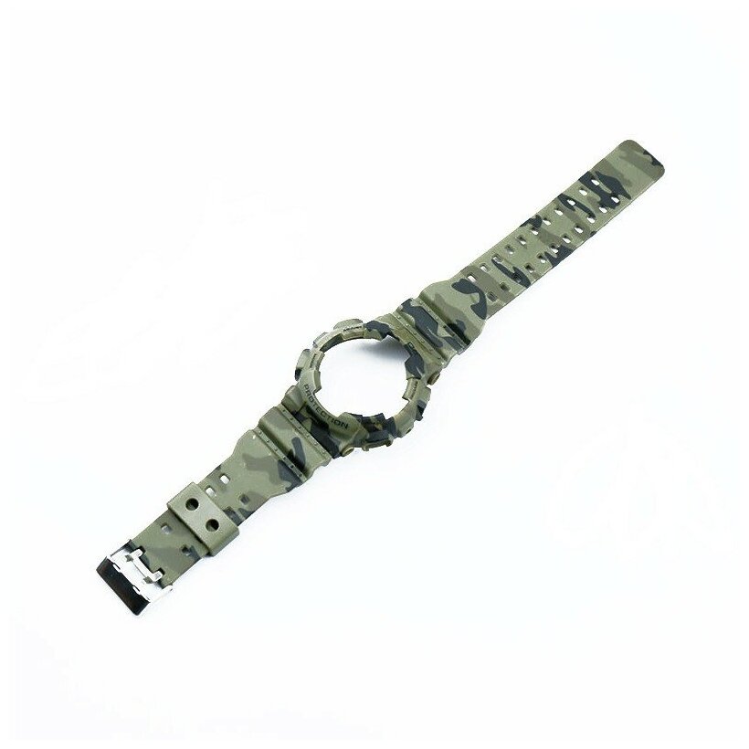 Ремешок из двух частей унисекс Watch Band CASE G-SHOCK GA-100 камуфляж с черными буквами, CASE G-SHOCK GA-100
Ремешок из двух частей унисекс Watch Band CASE G-SHOCK GA-100 камуфляж с черными буквами, CASE G-SHOCK GA-100