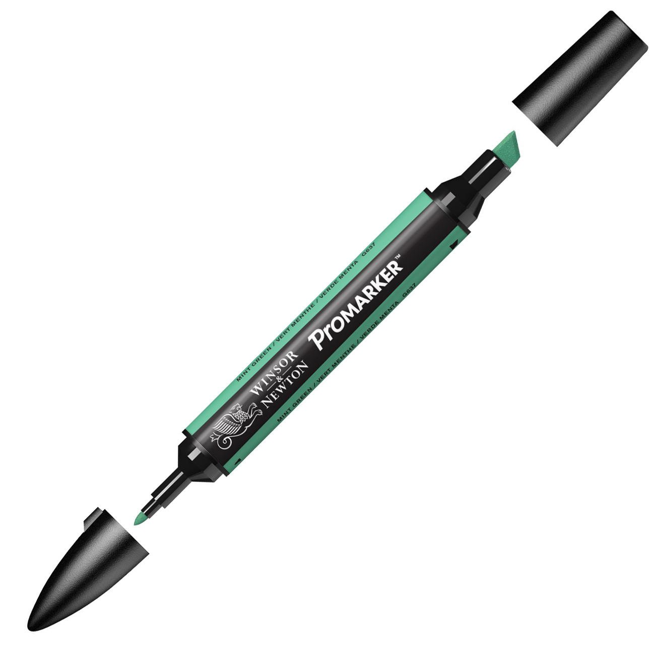 Winsor&Newton Маркер двухсторонний Promarker, цвет G637 Зеленый мятный, Маркер двухсторонний Promarker, цвет G637 Зеленый мятный
Winsor&Newton Маркер двухсторонний Promarker, цвет G637 Зеленый мятный, Маркер двухсторонний Promarker, цвет G637 Зеленый мятный
