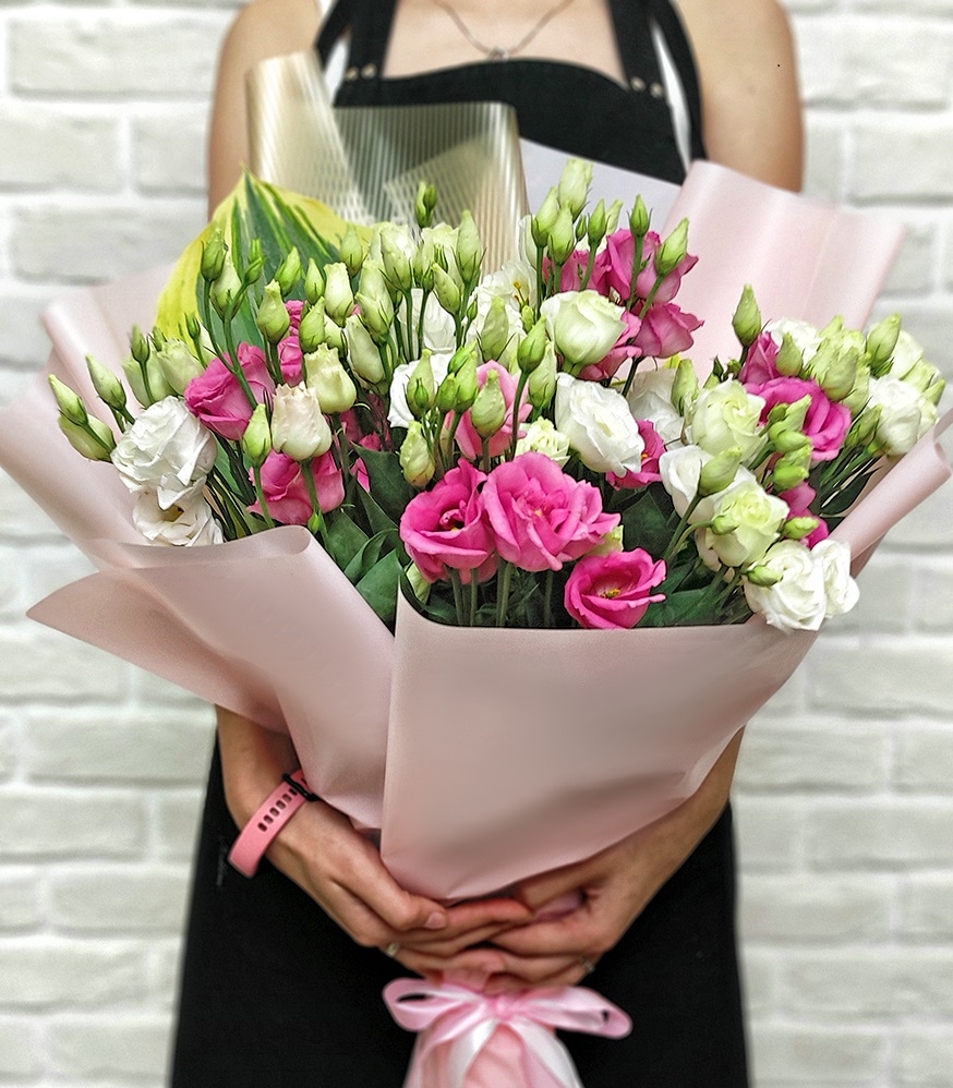 Букет цветов Studio Floristic лизиантус эустома 35 см x 50 см разноцветный, Альтер
Букет цветов Studio Floristic лизиантус эустома 35 см x 50 см разноцветный, Альтер