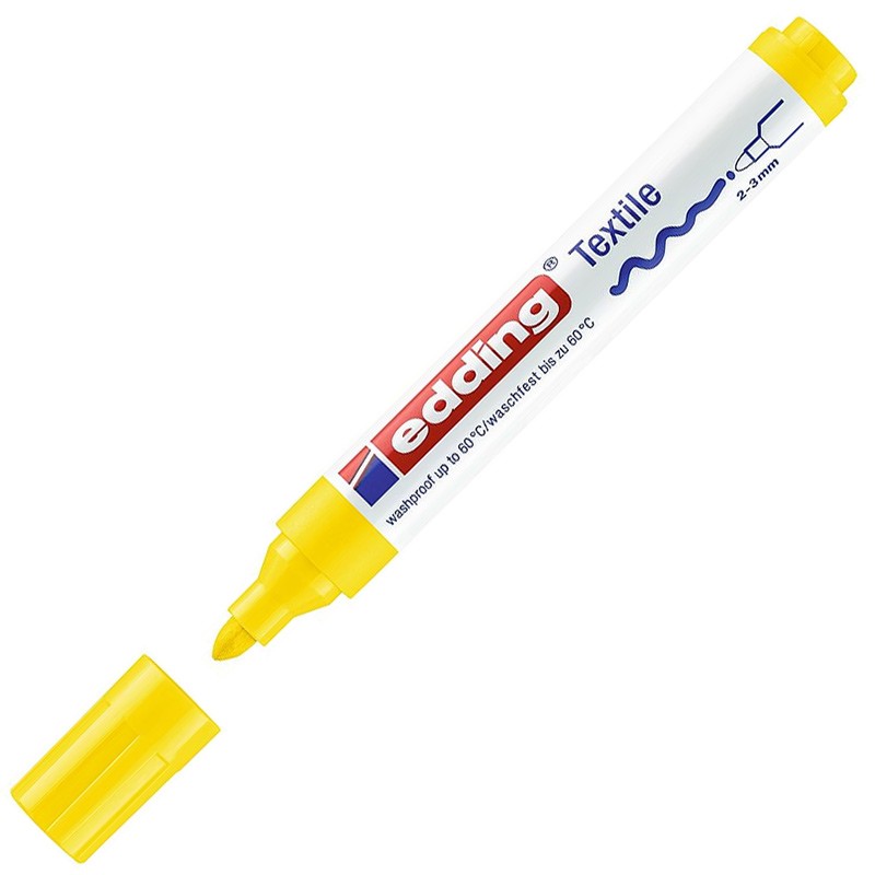 Edding Маркер для ткани edding 4500, 2-3мм, желтый, Маркер для ткани edding 4500, 2-3мм, желтый
Edding Маркер для ткани edding 4500, 2-3мм, желтый, Маркер для ткани edding 4500, 2-3мм, желтый