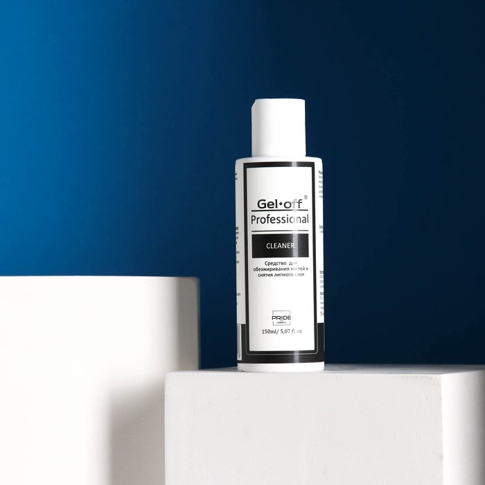 Средство для обезжиривания ногтей и снятия липкого слоя Gel-off Cleaner Professional, 150
Средство для обезжиривания ногтей и снятия липкого слоя Gel-off Cleaner Professional, 150