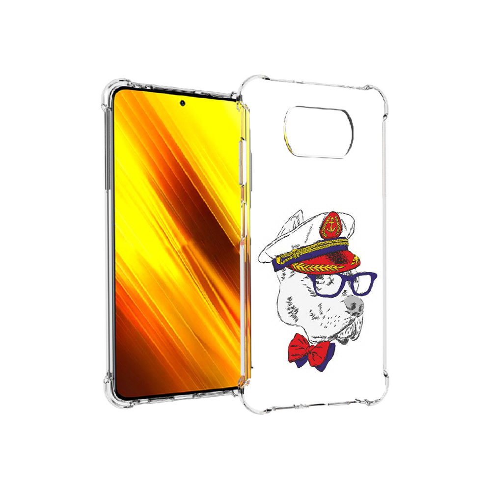 Чехол MyPads Tocco для Xiaomi Poco X3 бульдог (PT154881.262.251), Прозрачный, Tocco 
Чехол MyPads Tocco для Xiaomi Poco X3 бульдог (PT154881.262.251), Прозрачный, Tocco