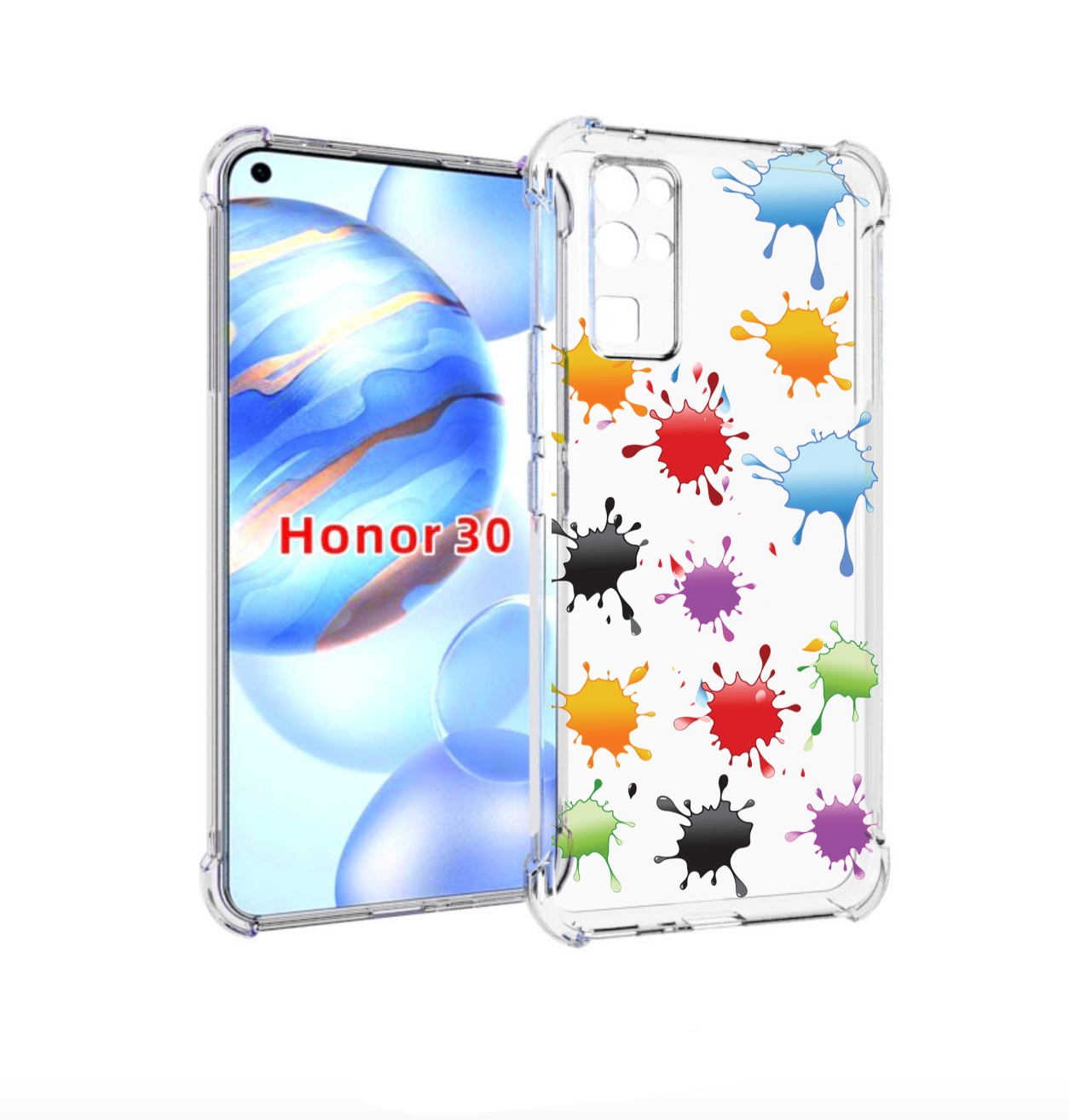 Чехол бампер MyPads кляксы для Honor 30 (BMH-AN10) противоударный, Прозрачный, Tocco
Чехол бампер MyPads кляксы для Honor 30 (BMH-AN10) противоударный, Прозрачный, Tocco