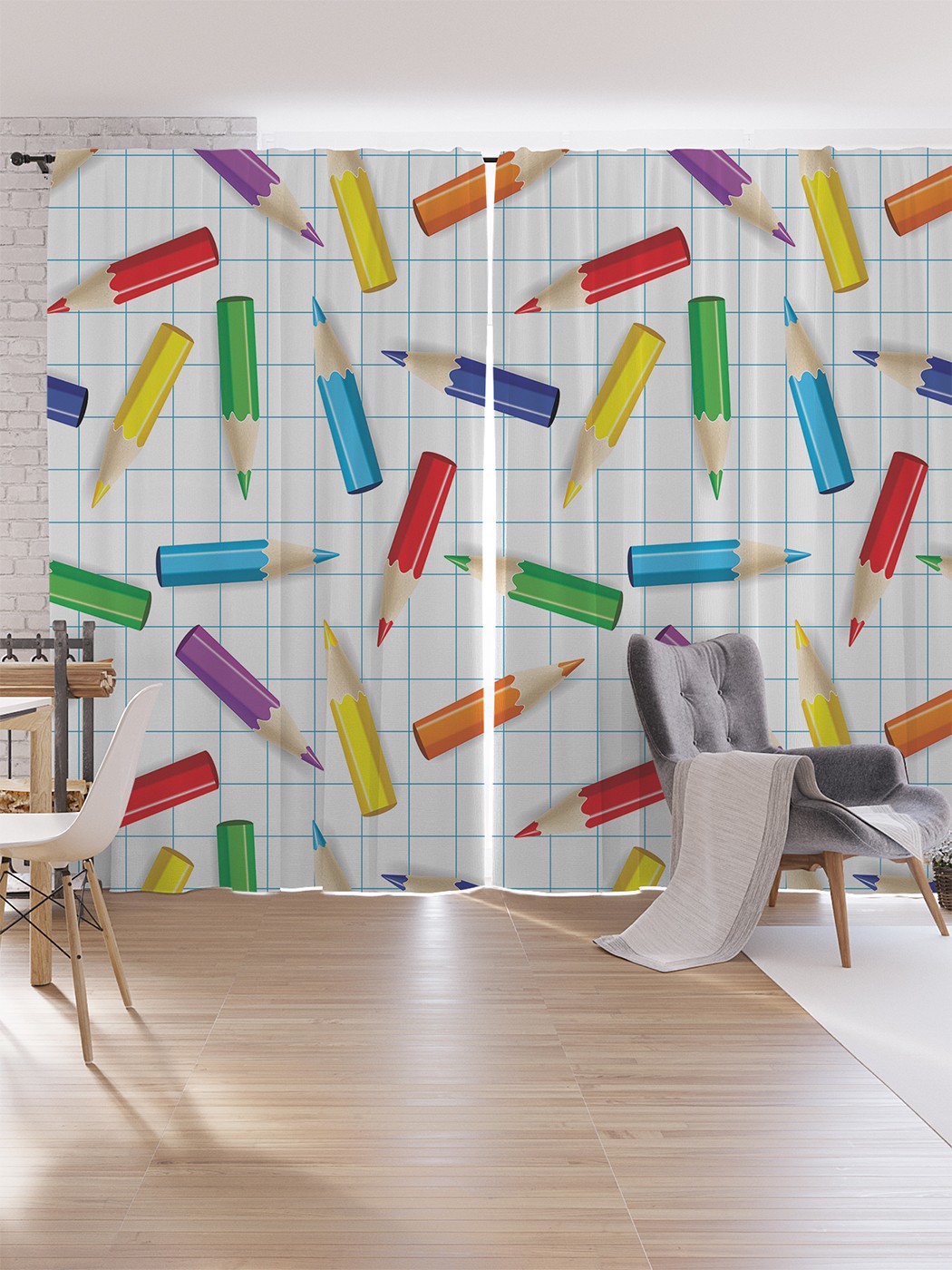 Шторы под лён JoyArty "Цветные карандаши", серия Oxford DeLux, 340х265 см, Цветные карандаши
Шторы под лён JoyArty "Цветные карандаши", серия Oxford DeLux, 340х265 см, Цветные карандаши