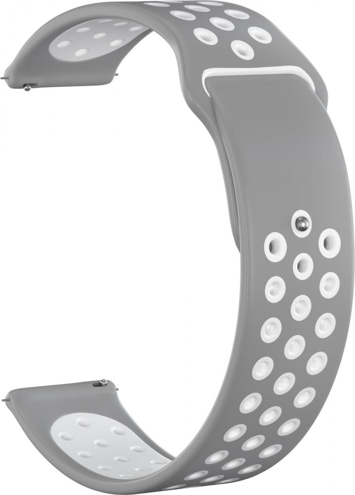 Ремешок силиконовый GSMIN Sport Edition 22 для Garmin Instinct (Серо-белый), Ремешок силиконовый GSMIN Sport Edition 22 для Garmin Instinct
Ремешок силиконовый GSMIN Sport Edition 22 для Garmin Instinct (Серо-белый), Ремешок силиконовый GSMIN Sport Edition 22 для Garmin Instinct